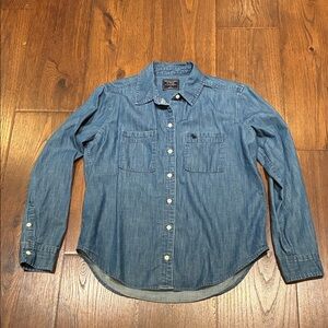 Abercrombie & Fitch Blue Denim Shirt